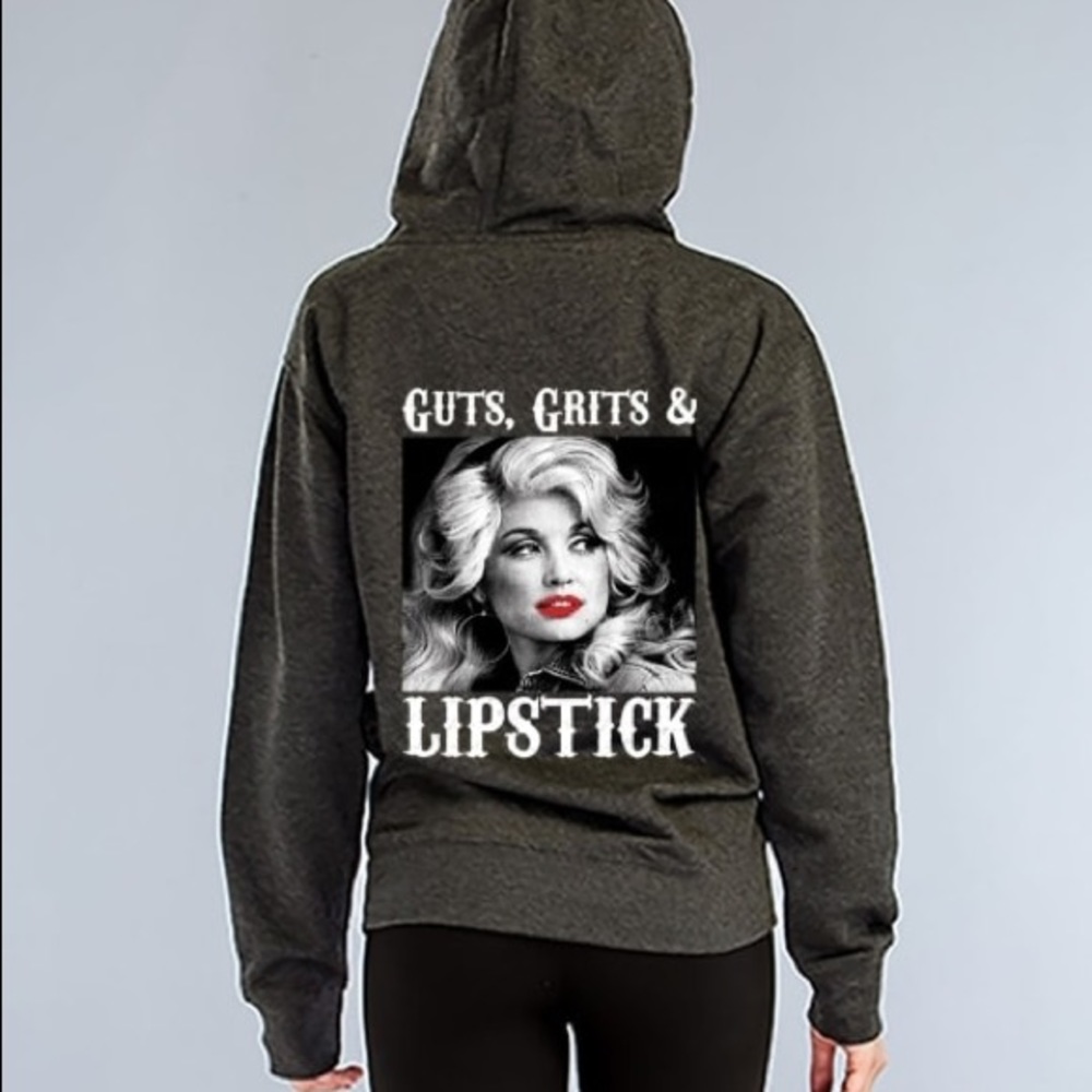 Guts, Grits and Lipstick Hoodie